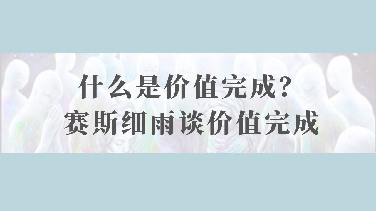 什么是价值完成？赛斯细雨谈价值完成 (Y3-6-142)